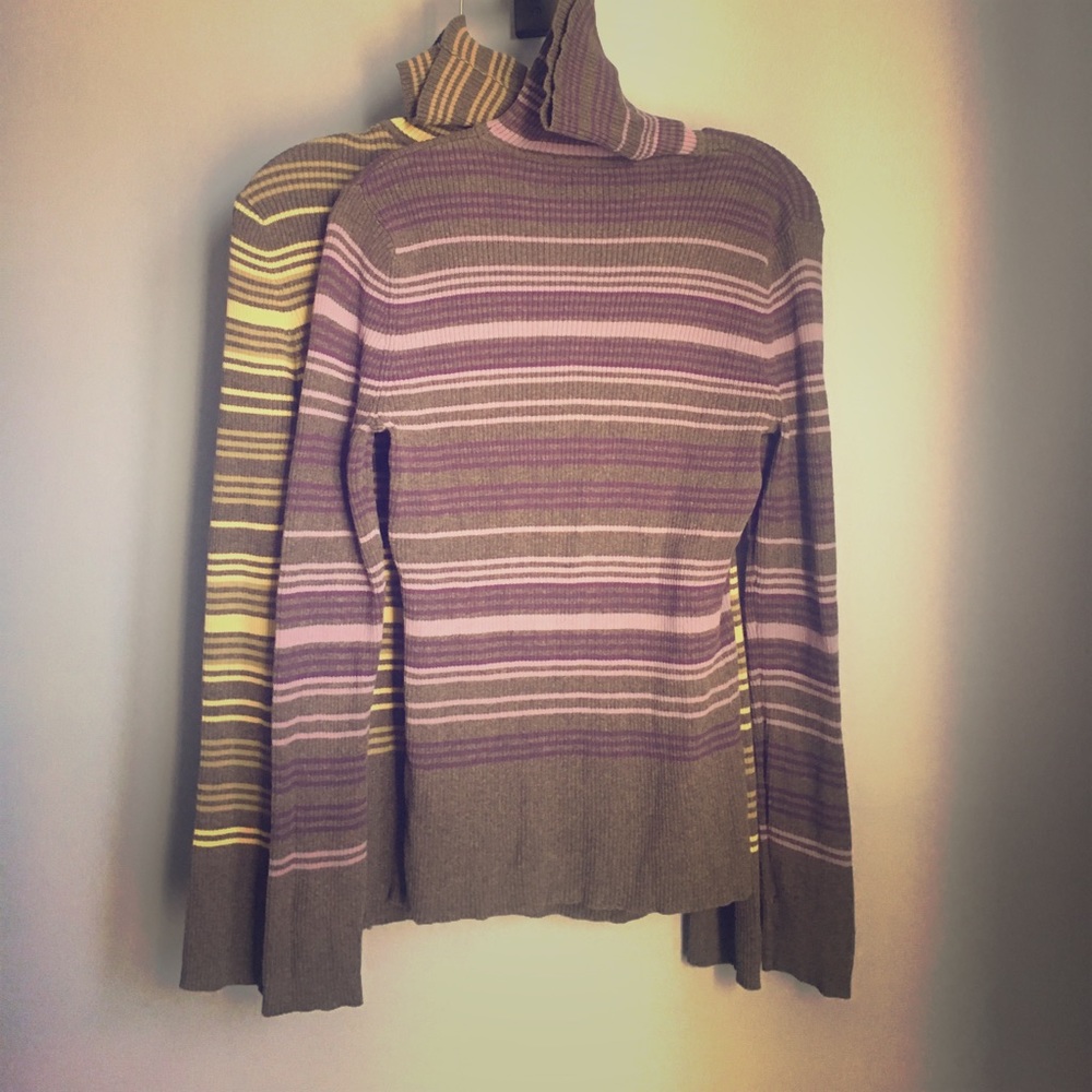 Tall girls long tall sally striped turtle neck